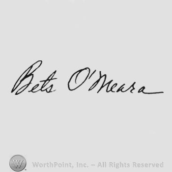 Handwriting signature Bets O'Meara
