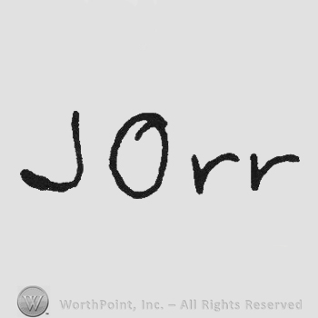 Handwriting J Orr