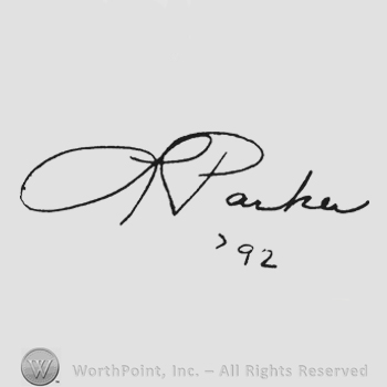 Handwriting signature L Parker '92