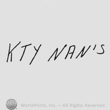 Capital handwriting Kty Nan's