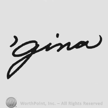 Handwriting Gina