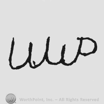 Handwriting initials WWP