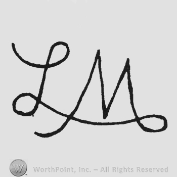 Handwriting initials LM