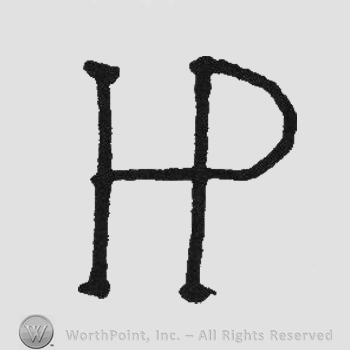 Monogram of letters HP