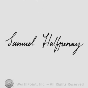 Handwriting Samuel Halfpenny
