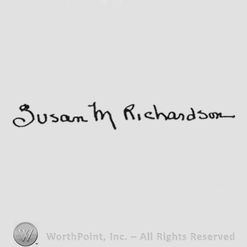 Handwriting Susan M Richardson