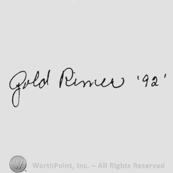 Handwriting Gold Rimer '92