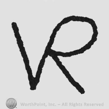 Monogram of letters VR