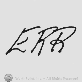 Handwriting initials ERR