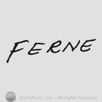 Capital handwriting Ferne