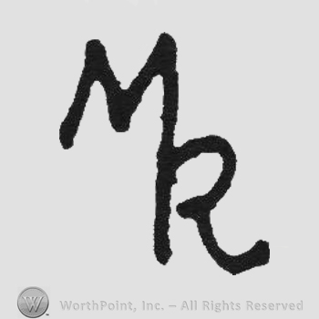 Monogram of letters MR