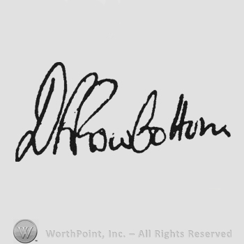 Handwriting signature DRRowbottom