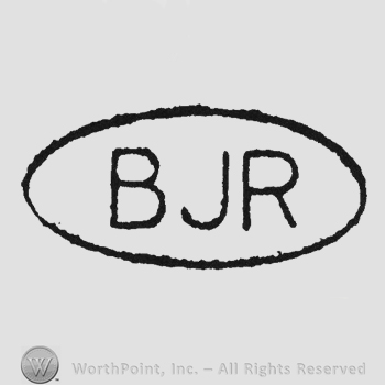 Initials BJR inside an oval