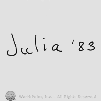 Handwriting Julia '83