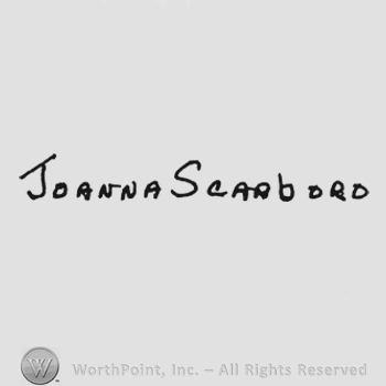 Capital handwriting Joanna Scarboro