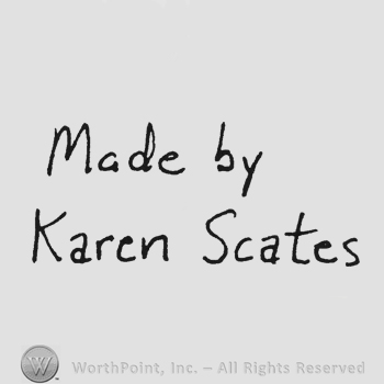 Handwriting Made by up Karen Scates under