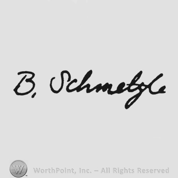 Handwriting B. Schmeltzle