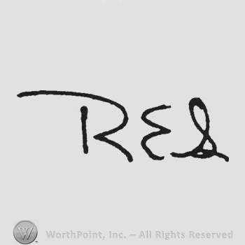 Handwriting initials RES