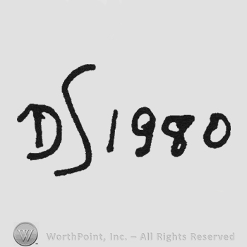 Handwriting initials DS 1980