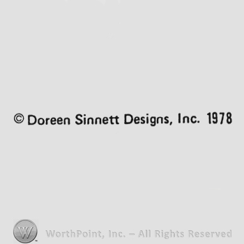 Bold copyright Doreen Sinnett Design Inc 1978