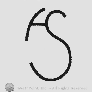 Monogram of letters HS