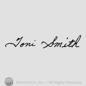 Handwriting Toni Smith
