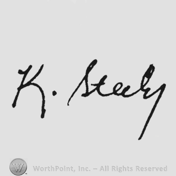 Handwriting K Steely