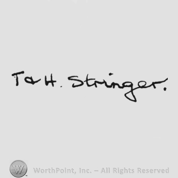 Handwriting T + H Stringer