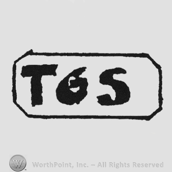 Label with bold initials TGS
