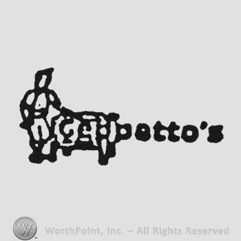 Wooden boy figure and capital writing Geppetto's