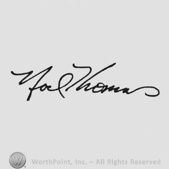Handwriting signature Noel Thomas