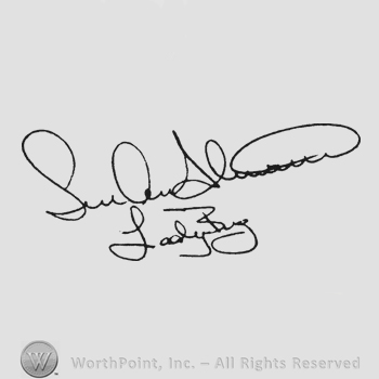 Signature Sue Ann Thwaite above Lady Bug under