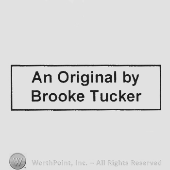 Label writing An Original By Brooke Tucker