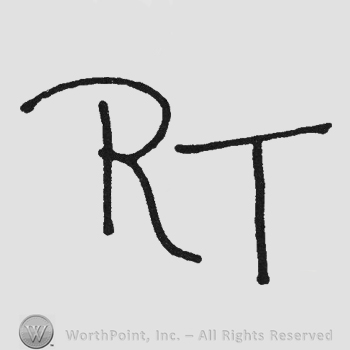 Handwriting initials RT