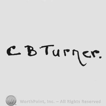 Handwriting C B Turner