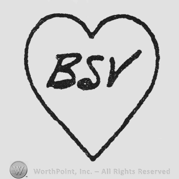 Bold initials BSV inside a heart