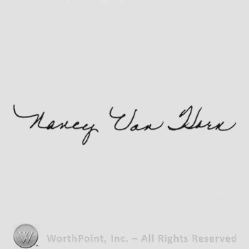 Handwriting Nancy Van Horn
