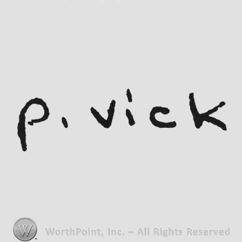 Handwriting P. Vick