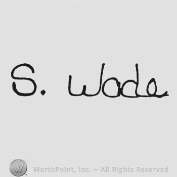 Handwriting S. Wade