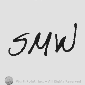 Handwriting initials SMW