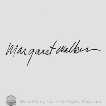 Handwriting Margaret Walker