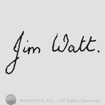 Handwriting Jim Watt