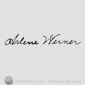 Handwriting Arlene Werner