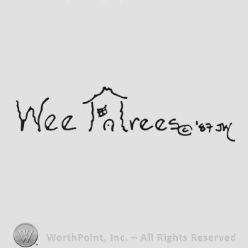 Handwriting Wee House rees copyright '87 JW