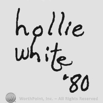 Handwriting Hollie White '80