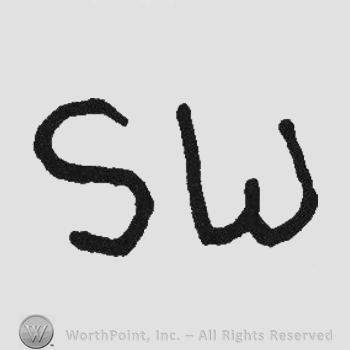Handwriting initials SW