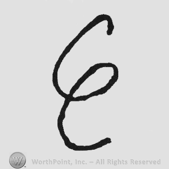 Monogram of letters CC