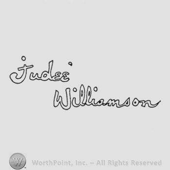 Hollow handwriting Judee Williamson