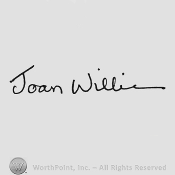 Handwriting Joan Willies