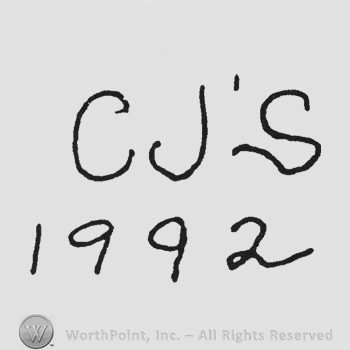 Initials CJS up 1992 under